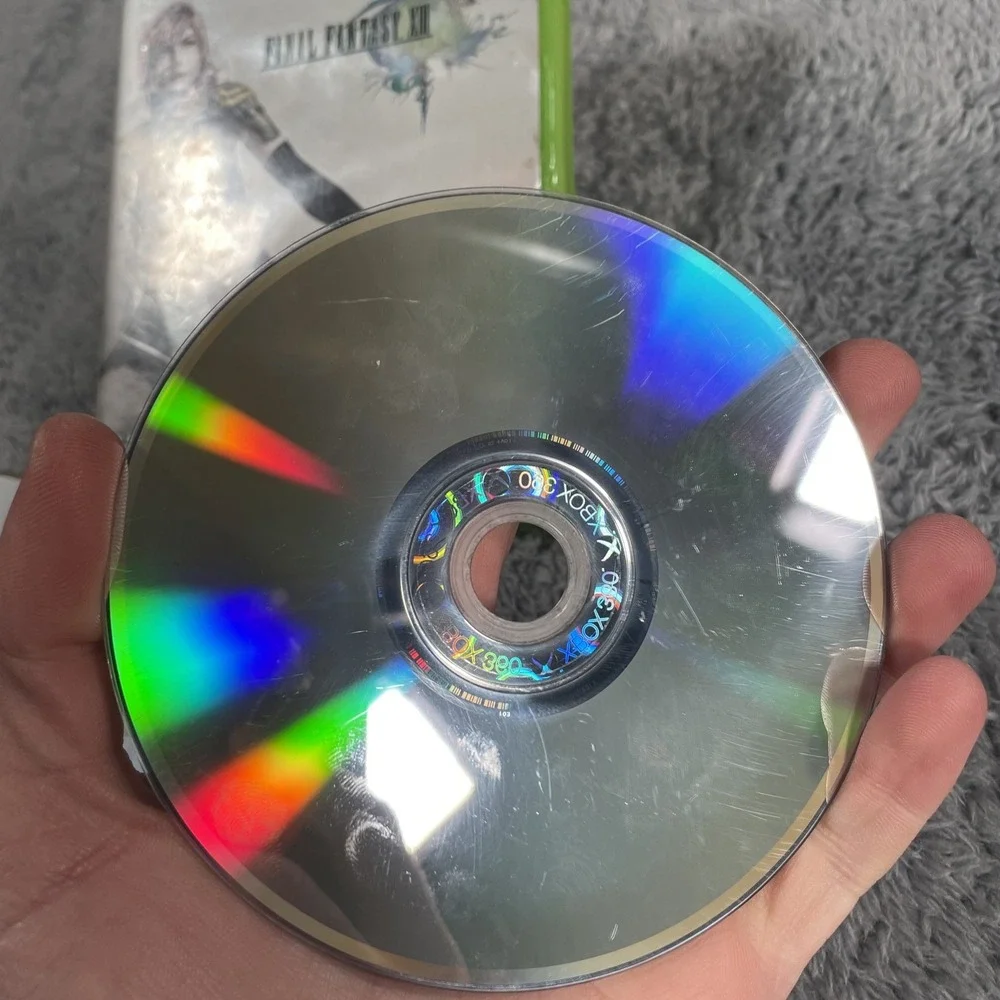 Final Fantasy XIII (Microsoft Xbox 360, 2010) Disks 1, 2, And 3 Tested Working